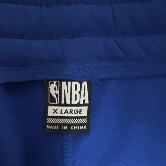 NBA Mens Royal Blue Joggers - Picture 2 of 5